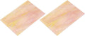 MECCANIXITY 2 Pcs Stained Glass Sheet Mosaic Tile 7.9 Inch x 5.9 Inch Pink Stained Glass Sheets for Crafts DIY Art Project