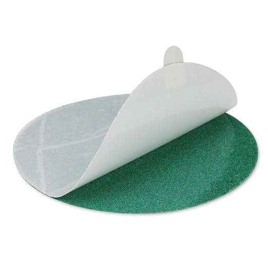 BHA 5” Green Film PSA Self Adhesive Sanding Discs - 50 Pack - Wet/Dry, Sticky Back, Premium Aluminum Oxide for Long-Lasting, Low-Dust & Load Resistant Sanding and Surface Finishing - 2000 Grits