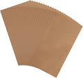 MECCANIXITY 50 Sheets Heat Reactive Foil, 20x29cm Coffee Foil Transfer Sheets Toner Reactive Foil Transfer Foil Sheets Hot Foil Stamping Paper for Crafts DIY Cardmaking Album Decoration