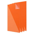 uxcell 4Pcs Acrylic Sheets 12x6 Inch Acrylic Panel 1/8 Inch-3mm Plastic Board for Picture Frames Sign Holders DIY Display Projects Craft, Clear Orange