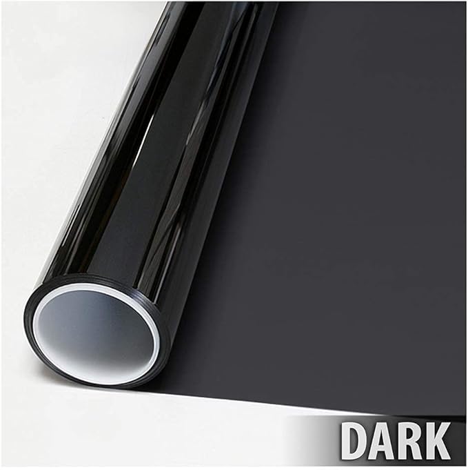 BDF EXNA20 Exterior Window Film Daytime Privacy and Heat Control Natural Black 20 (Dark) - 36in X 14ft