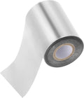PATIKIL 3.2"x400Ft Hot Stamping Foil Paper,Heat Transfer Hot Stamping Paper Foil Roll for Leather DIY Logo Decor Craft Gift Card Package Scrapbook,Silver