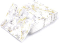 80-Pack Napkins Disposable Paper Towel Cocktail Dinner Party Decoration, Gold Splash