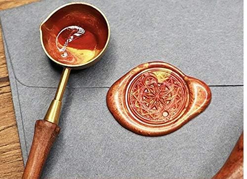 Vintage Santa Claus Monogram Sealing Wax Seal Stamp Rose Gold Metal Handle Kit Custom Invitation Embellishment Christmas Gift Wrap Package Custom Logo Word Wax Seal Stamp Set