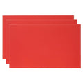 PATIKIL 6x10 Inch Anodized Aluminum Sheet Metal, 3Pcs Laser Plates Engraving Blanks 0.5MM Thin Rectangle for Crafting DIY House Laser Engraving, Red