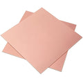 2 Pieces 99.9% Pure Copper Sheet, 8" x 10", 24 Gauge(0.5mm) Thickness, Film Attached Copper Plate, Great for Jewelry, Crafts, modelers