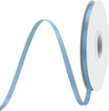 Dusty Blue Satin Ribbon 1/4" X 50 Yards Solid Color Double Faced Ribbons Perfect for Crafts Wedding Decor Bow Making Arts Sewing and More