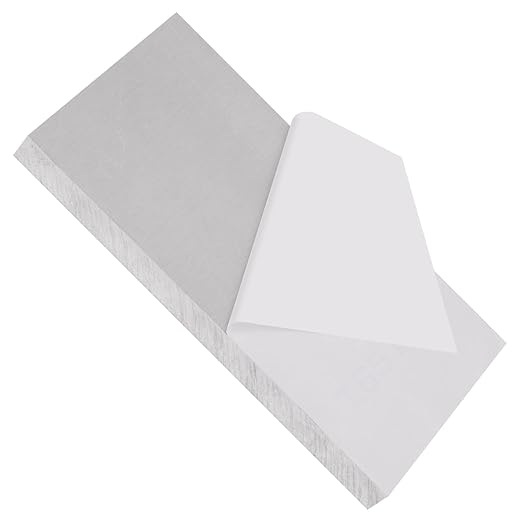 6061-T651 Aluminum Sheet 6 x 12 x 1Inch (25.4MM) Flat Plain Thickened Aluminum Plate with Protective Film, Industrial Grade