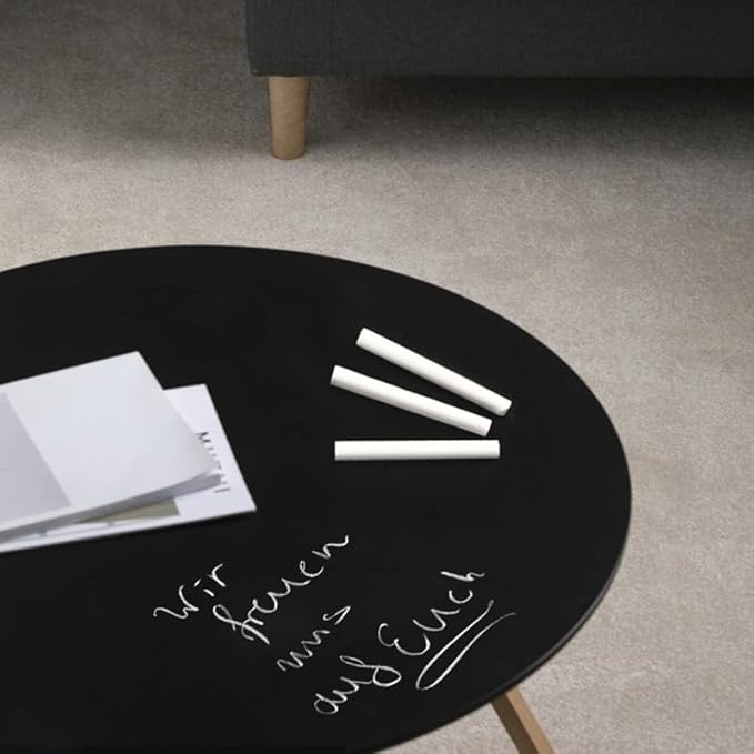 Chalkboard Paint Black Chalk Board Paint for Wood, Metal, Glass, Wall, Plaster Boards Sign, Frame Any Surface Black Matte Finish, Acrylic Non-Toxic, Quick-Dry - 250g, 9oz, Cover