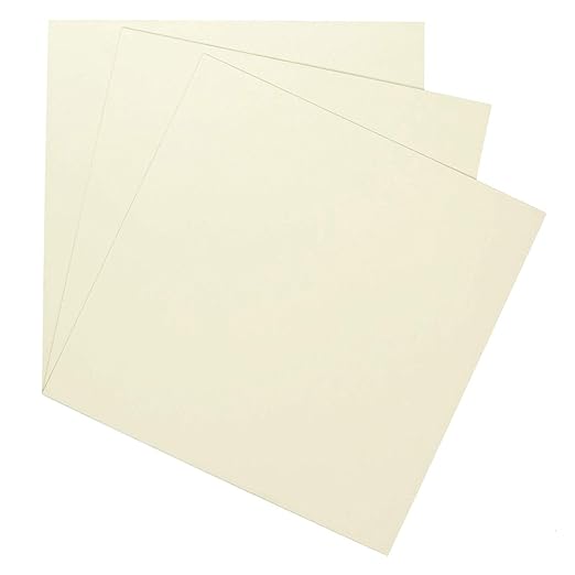 EAGLE 1: 12" x 12" 26 Gauge Sheet Metal Squares (3 Pack Per Order, Multiple Colors) Great for Arts, Crafts, DIY Home or Work Projects (6" X 6", Light Stone)