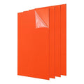 uxcell 4Pcs Acrylic Sheets 12x8 Inch Acrylic Panel 1/8 Inch-3mm Plastic Board for Picture Frames Sign Holders DIY Display Projects Craft, Orange