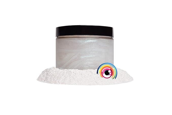 Eye Candy Pigments Premium Ghost Mica Powder - Glimmer Ghost Green (50gr) - for Epoxy, Resin, Soap, Paint, Woodworking, Acrylic Pouring, Bath Bombs, Fishing Lures - DIY Arts and Crafts Additive