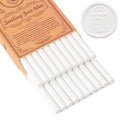 White Sealing Wax Sticks, WASOHLING 20Pcs Glue Gun Wax Seal Sticks for Wax Seal Stamp, White Wax Seals for Christmas Wedding Invitation Envelope Letter Seals, Craft Adhesive (Mini Size)