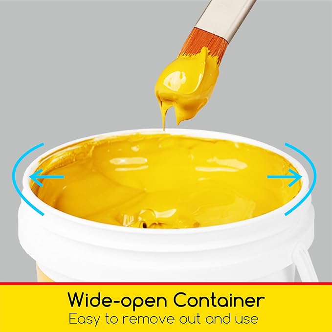MEEDEN Titanium White Acrylic Paint: 2 Pack 1 L /33.8 oz Heavy Body Gloss - Thick Art Paints for Canvas Crafts Painting