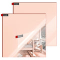 Enoin 2pcs 12 x 12 Inch Rose Gold Acrylic Sheet Mirror Plexiglass Sheet 1/8 inch Thick, Mirrors for Wall Home and Commercial Use, DIY Craft, Wall Decor