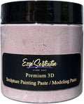 3D Sculpture Painting Paste|Texture Paste|Decorative Plaster|Ready to Use|Unique Metallic Pearl and Neon Colors|Ideal for Artwork|Stencil|Flowers|Texture and Art Relief|6 oz (Mulberry)