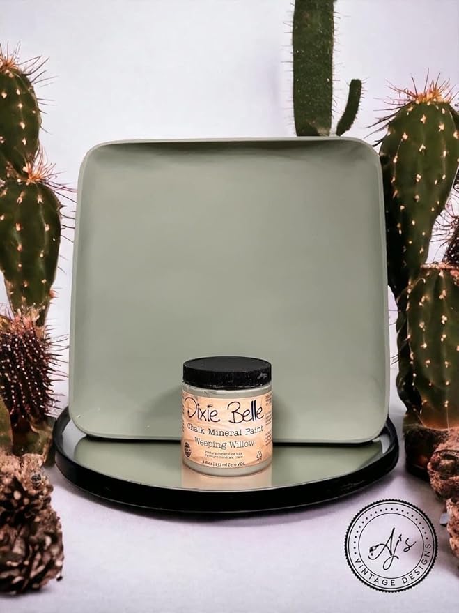 Dixie Belle Paint Company Weeping Willow Chalk Mineral Paint - Size: 1 Gallon (128 oz.) – Matte Chic Chalk Mineral DIY Furniture Paint