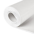 Sponge Neoprene Foam Rubber Sheet with Adhesive, 12 in x 60 in x 1/4 in Multi-Function Soundproof High Density Waterproof Rubber Mat, Perfect Cosplay Easy Cut DIY Neoprene Padding Roll - White