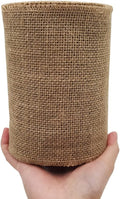 INSPIRELLE 6" Natural Burlap Fabric Roll 10 Yards Jute Ribbon for Gift Wrapping Craft Projects Wedding Decoration Home Decoration 15CM