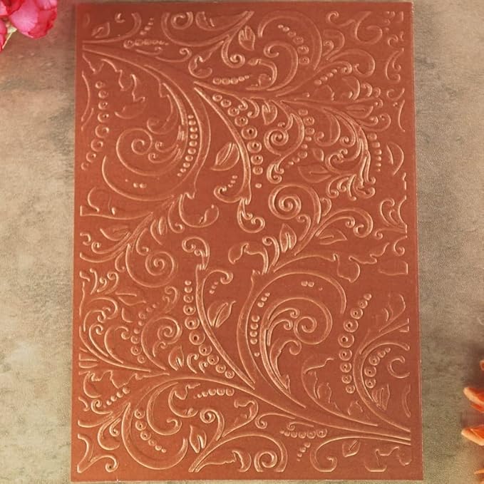 DDOUJOY Leaves Berry Plastic Embossing Folders for Card Making Scrapbooking and Other Paper Crafts 2101003