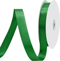 Forest Green Satin Ribbon 3/4" X 50 Yards Solid Color Double Faced Ribbons Perfect for Crafts Wedding Decor Bow Making Arts Sewing and More