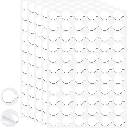 Sticky Tack Dots Easy to Peel, Clear Museum Putty Glue Gel Double Sided Mounting Sticky Tack for Action Figures Wall Hanging, Crafts, Balloons, Poster, Decorations