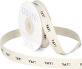 Yay! Ribbon - 5/8 Inch x 12 Yards Natural Twill Tape Ribbon, Cotton Herringbone Ribbons for Gift Wrapping, Birthdays, Weddings, Christmas, Anniversaries, Valentine's Day, Mother's Day