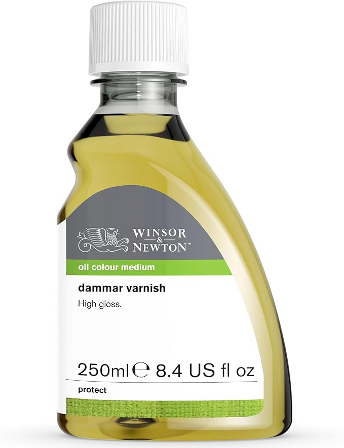 Winsor & Newton Professional Dammar Varnish, 250ml (8.4-oz) Bottle