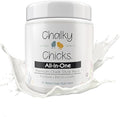 Chalky Chicks All-in-One Chalk Paint for Furniture or Cabinet - 4 Fl Oz - Matte Finish Aged Burlap White for Metal, Wood Furniture Paint - No Sanding All-in-One for Home Decor & Crafts, USA Made