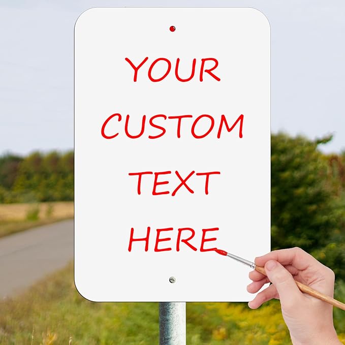 Blank Aluminum Signs 1-Pack, 18 x 12 Inches Blank Sublimation Metal Plates for Vinyl DTF Screenprint or Flatbed Printed Graphics, Rust Free Weather Resistant, Waterproof, Easy to Mount