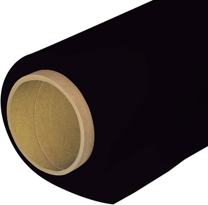 Huamei Seamless Photography Background Paper, Photo Backdrop Paper 53-Inches Wide x 16-Feet, (4.4x16 Feet, #45 Ultra Black)