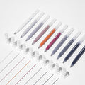 ROSYMENG 10 Colors Acrylic Gel Pens Set, Big-Capacity Ink Acrylic Paint Pen for Adults Coloring Books, Waterproof Paint Markers for Canvas, Rock, Wood, Drawing Doodling, Ceramic, Fabric, DIY Crafts