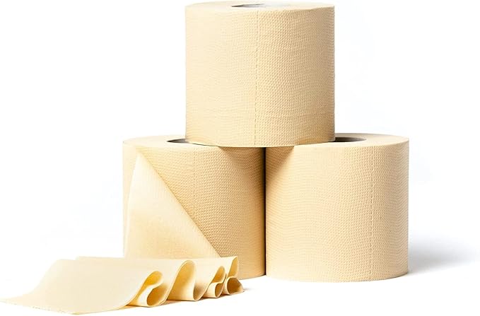 Bumboo Bamboo Toilet Roll 48 Pack | Unbleached Toilet Paper 3 ply, 300 Sheets | Eco Toilet Rolls Bulk Buy | Plastic-Free, Soft, Strong, Sustainable Loo Roll