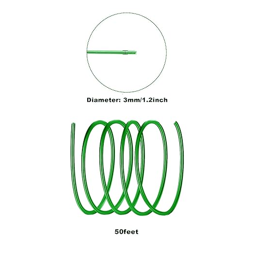3mm Aluminum Craft Wire, 50 Feet 9 Gauge Bendable Anodized Metal Wire for Sculpting, Jewelry Making, Armature Making, Wire Weaving and Wrapping
