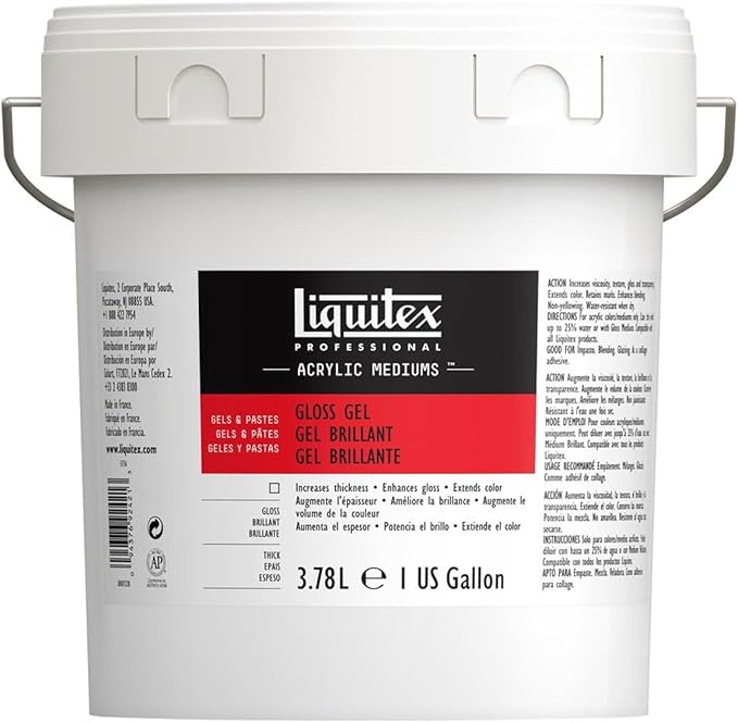 Liquitex Professional Gloss Gel Medium, 3.78L (128-oz)