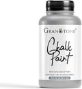 GRANOTONE Chalk Paint for Furniture | Matt-Finish Water-Based Acrylic Paint for Wood, Walls, Metal, Glass, Paper, Fabric Canvas | Maximum Coverage Chalk Paint for Kids & Adults, 120 Ml (AVIATOR GREY)