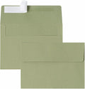 Keketer A2 Sage Green Printable Envelopes 80 Pack Self - Seal, for 5x7 Cards, Weddings, Invitations, Baby Shower 4.375 x 5.75 Inches