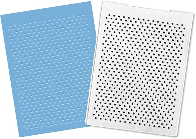 3-D Textured Impressions Dots Embossing Folder, Background Plastic Embossing Folder Template for Card Making Scrapbooking Paper Craft Album Stamps DIY Décor