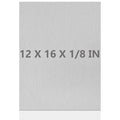 6061 T651 Aluminum Sheet Metal 12 x 16 x 1/8 (0.125”) Inch Flat Plain Aluminum Plate Covered with Protective Film, Heat Treatable Rectangle 3MM Aluminum Metal Plate for Industrial, Crafting