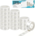3000pcs Glue Point Clear Balloon Glue Removable Adhesive Dots Double Sided Dots of Glue Tape for Balloons Craft Glue Points Dots Sticky Dots or Wedding Decoration