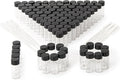 5ml Clear Small Glass Vials 100pcs with Screw Caps(100pcs)
