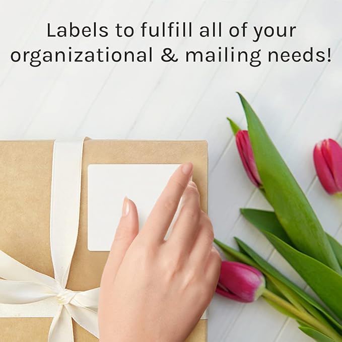 Premium Label Supply White Sticker FBA Labels – 4" x 3.33" – Laser/Inkjet Compatible – (6 per Sheet), 500 Sheets - 3,000 Total Adhesive Labels
