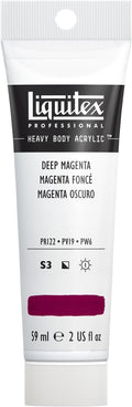 Liquitex Professional Heavy Body Acrylic Paint, 2-oz (59ml) Tube, Deep Magenta