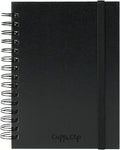 CuppaClip Sketch Book Hardcover Drawing Pad 300GSM Acid-Free Paper Spiral Bound Sketchbook 50 Sheets/100 Pages Art Supplies (Spiral Binding, 5.9x8.3in)