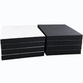 8 Pcs Black Adhesive Foam Padding, Closed Cell Foam Sheet 1/2" Thick 6 Inch X 6 Inch Neoprene Rubber Pad Self Stick Anti-Slip Adhesive Anti Vibration Pad (6inX 6inX 1/2in, 8)