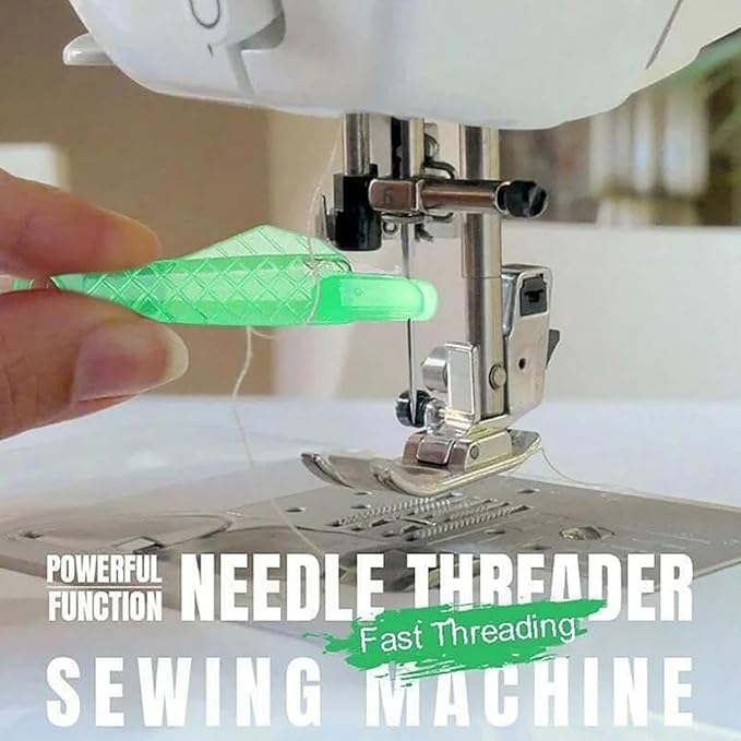 10 Pcs Fish Mouth Sewing Machine Needle Threader,2024 New Upgraded Automatic Sewing Needle Threader,Simple Needle Threader Tool,Quick Sewing Machine Cycle Simple Needle Threader Tool (Pink)