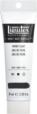 Liquitex Professional Heavy Body Acrylic Paint, 2-oz (59ml) Tube, Payne’s Gray