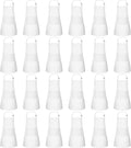 24 Pack Kids Apron bulk with 2 Pockets Adjustable Chef Art Apron Kids Painting Aprons for Cooking Baking Painting Crafting Grilling Activity（White）