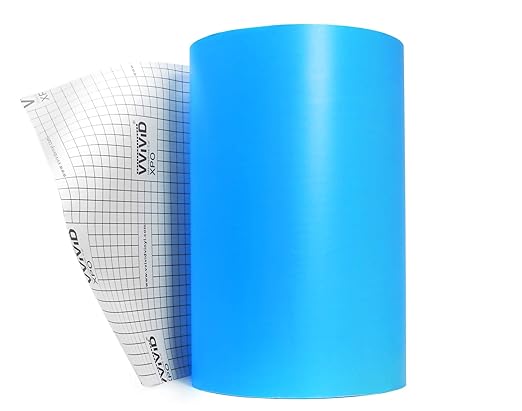 VViViD Blue Stencil Vinyl Masking Film with Anti-Bleed Technology (12" x 20ft)