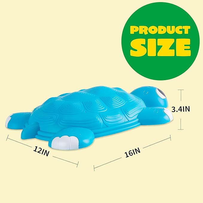 JOYIN Turtle Balance Stepping Stones, 6 Pcs Kids Turtle Jumping Stones Steps Stones Up to 265 Ibs, Toddler Obstacle Course Coordination Game Toys for Ages 3 Years and UP Indoor or Outdoor Play